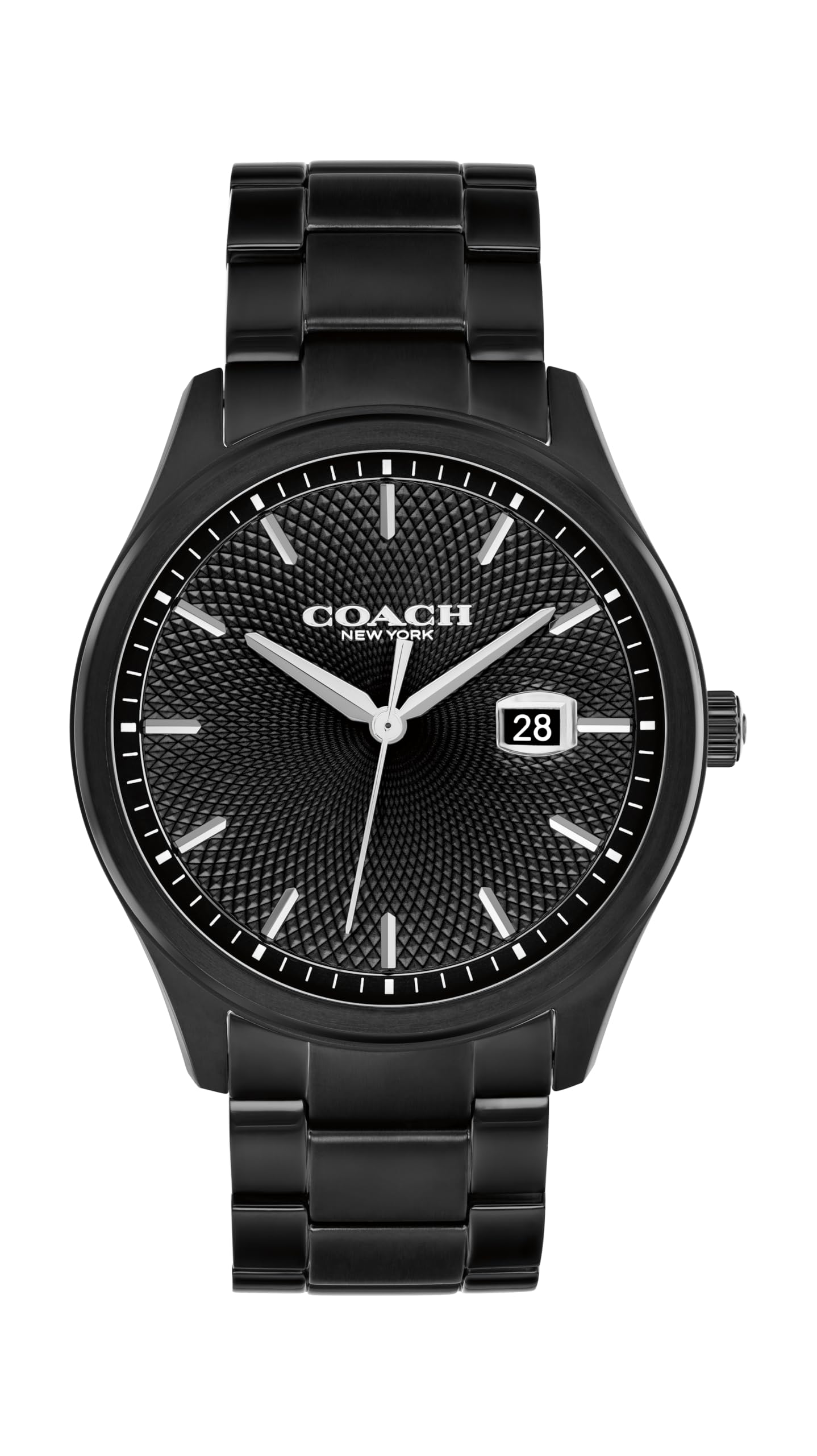 HOTCOACH Men's Oliver 3H Quartz Watch, 41mm Case Size, Stainless Steel Bracelet, Date Display, Classic for Every Day - Gift for Him