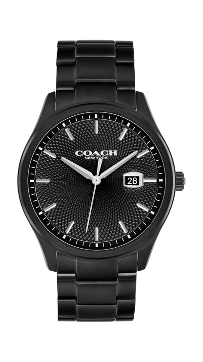HOTCOACH Men's Oliver 3H Quartz Watch, 41mm Case Size, Stainless Steel Bracelet, Date Display, Classic for Every Day - Gift for Him