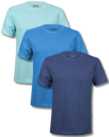 HOTKingsted T-Shirts for Men Pack - Royally Comfortable - Super Soft Premium Fabric - Well-Crafted Classic Tee