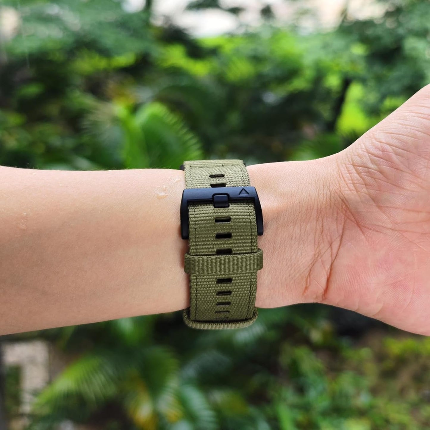 HOTAbanen Rugged Nylon Watch Band for Casio gshock DW-5600/8900, Adjustable Sports Wrist Strap for GA-100/GW-B5600/GB-5600 /GW-6900