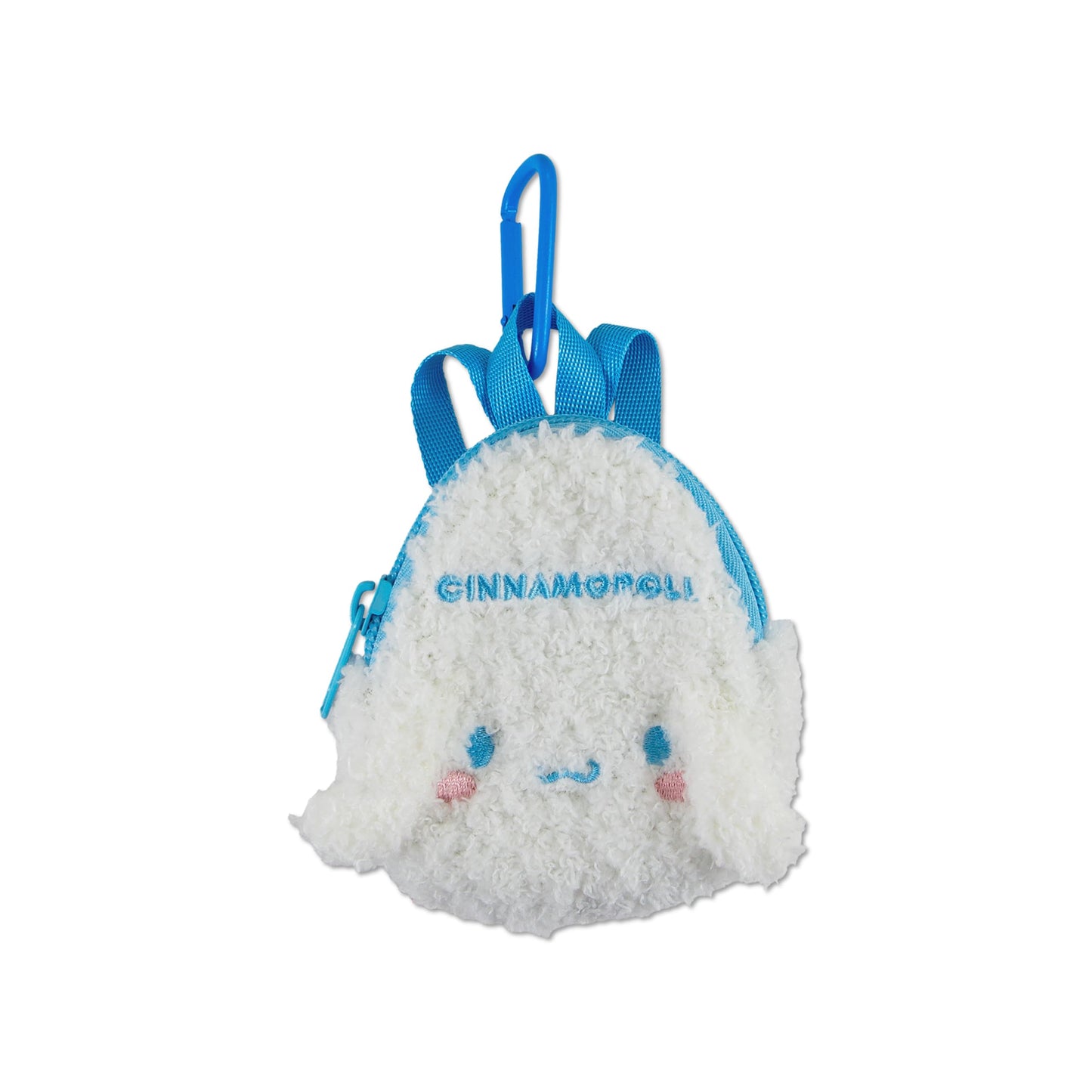 HOTSonix x Sanrio Mini Backpack Charm | Tech Keychain Pouch, Fuzzy Plush Character Coin Purse for Small Accessories, Earbuds | Kuromi