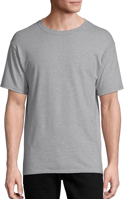 HOTHanes Men's T-Shirt Pack - 4 or 6 Pack - Essential-T Crewneck Cotton T-Shirts - Everyday Men's Clothing - Big & Tall