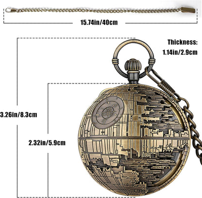 HOTMens Pocket Watch Birthday Gifts from Unique Gift Ideas for Christmas Fathers Day Pocket Watch