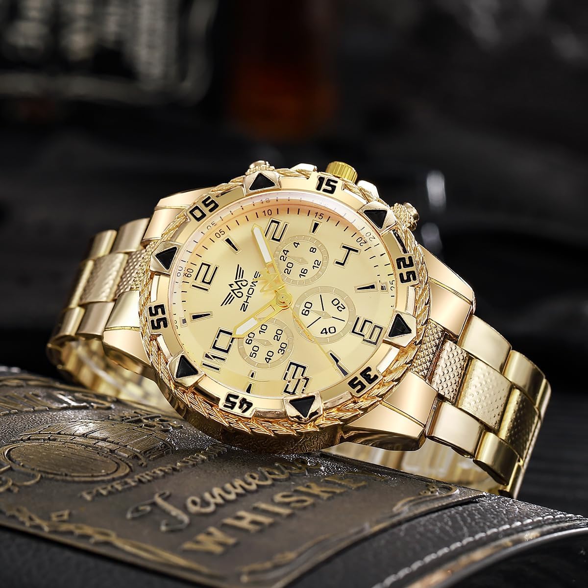 HOT4 pcs Classics Business Watches for Men Big Face Men’s Watch Wholesales Analog Quartz Wristwatch