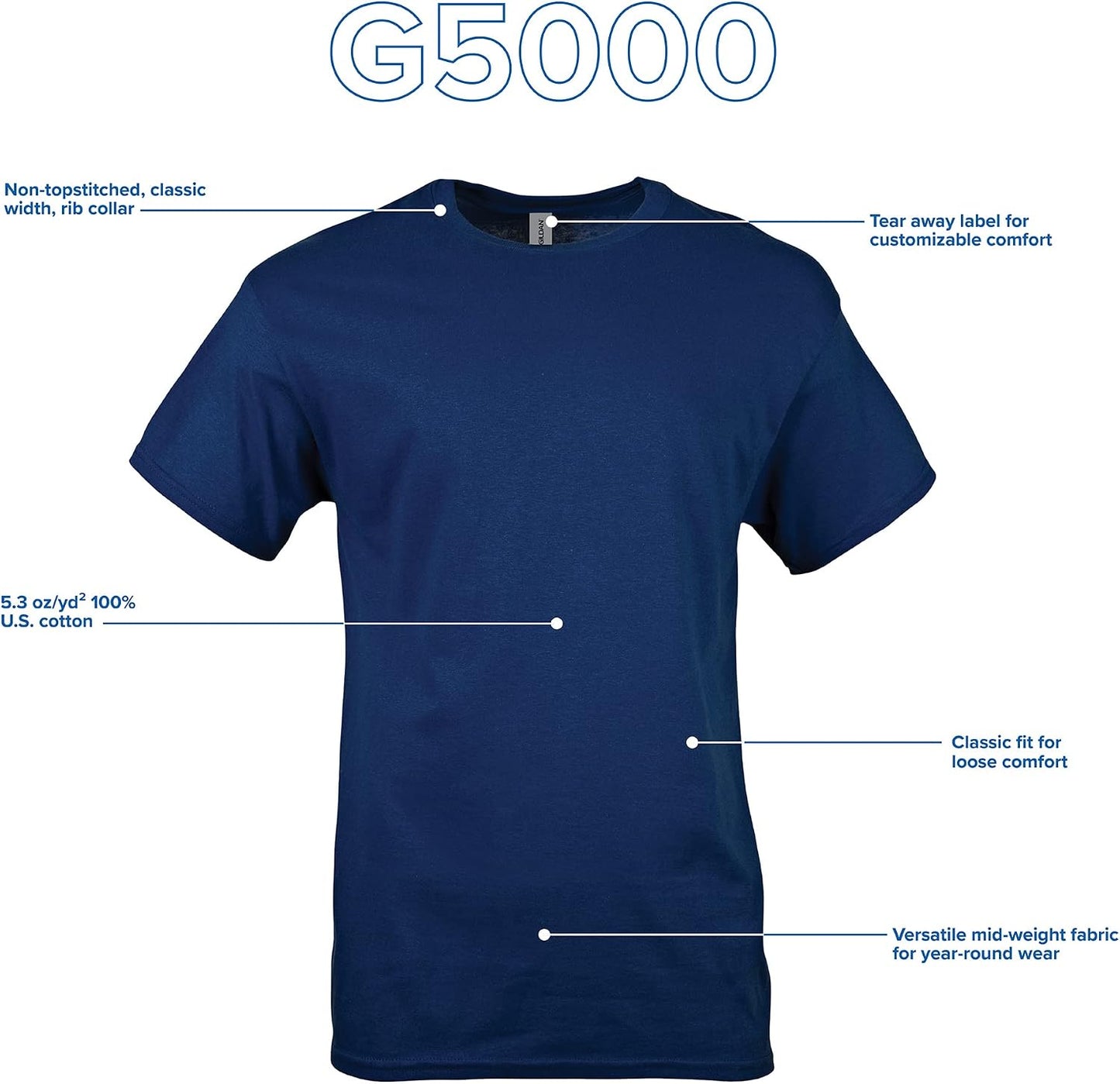 HOTGildan Adult Heavy Cotton T-Shirt, Style G5000