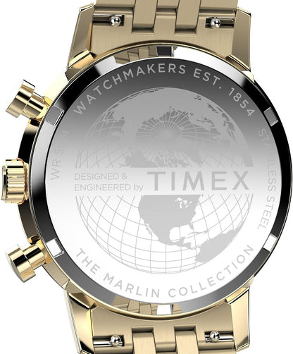 HOTTimex Marlin Chronograph Tachymeter 40mm Men’s Analog Watch | Retro Design | 50M Water Resistance