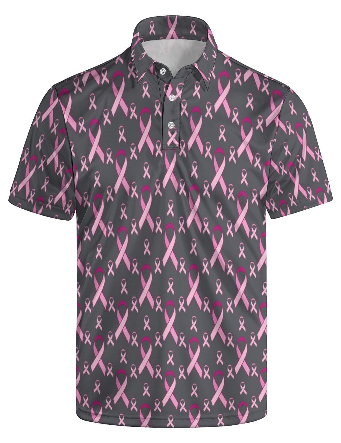 HOTGolf Polo Shirts for Men Funny Print Quick Dry Short Sleeve Performance Golf Shirts Moisture Wicking Polo Shirts