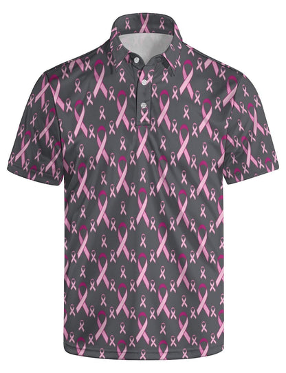 HOTGolf Polo Shirts for Men Funny Print Quick Dry Short Sleeve Performance Golf Shirts Moisture Wicking Polo Shirts