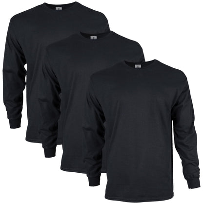 HOTGildan Adult Ultra Cotton Long Sleeve T-Shirt, Style G2400, Multipack