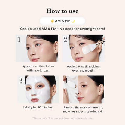 HOTmedicube Wrapping Mask Collagen Glazed Milky Glow Daytime Peel Off Mask | Quick and Easy Care with Glutathione, Niacinamide for Plumped, Hydrated & Smooth Skin | Korean Skin Care, 2.53 fl.oz