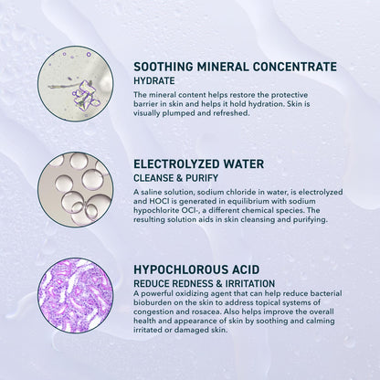 HOTPrequel Skin Universal Skin Solution Hypochlorous Acid Spray for Face and Body. Fine Mist HOCL Facial Cleanser and Dermal Spray with Minerals & Electrolyzed Water - pH-Stabilized Care. 4oz