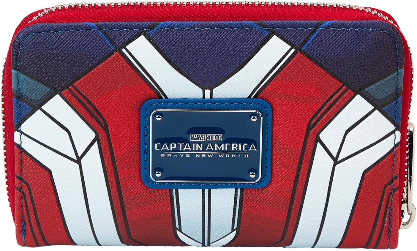 HOTLoungefly Marvel Captain America Brave New World Zip Around Wallet