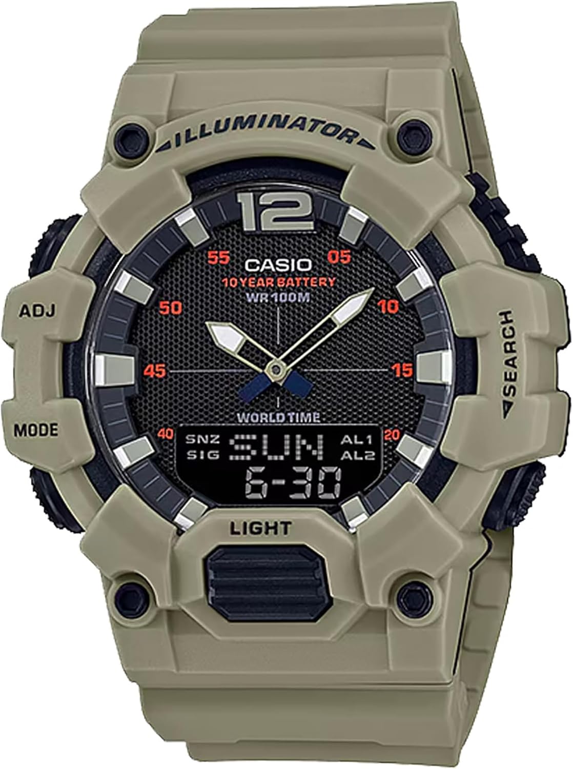 HOTCasio Men's HDC-700-1AVCF Classic Analog-Digital Display Quartz Black Watch