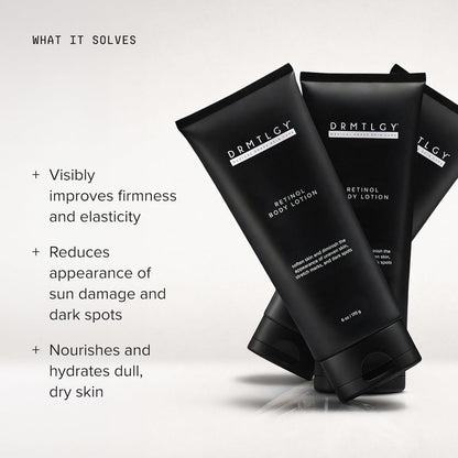 HOTDRMTLGY Retinol Body Lotion | Firming Anti-Aging Body Cream | Crepey skin improvement, Stretch mark care, Sun-damaged skin, Ceramides, Shea butter, Deep hydration