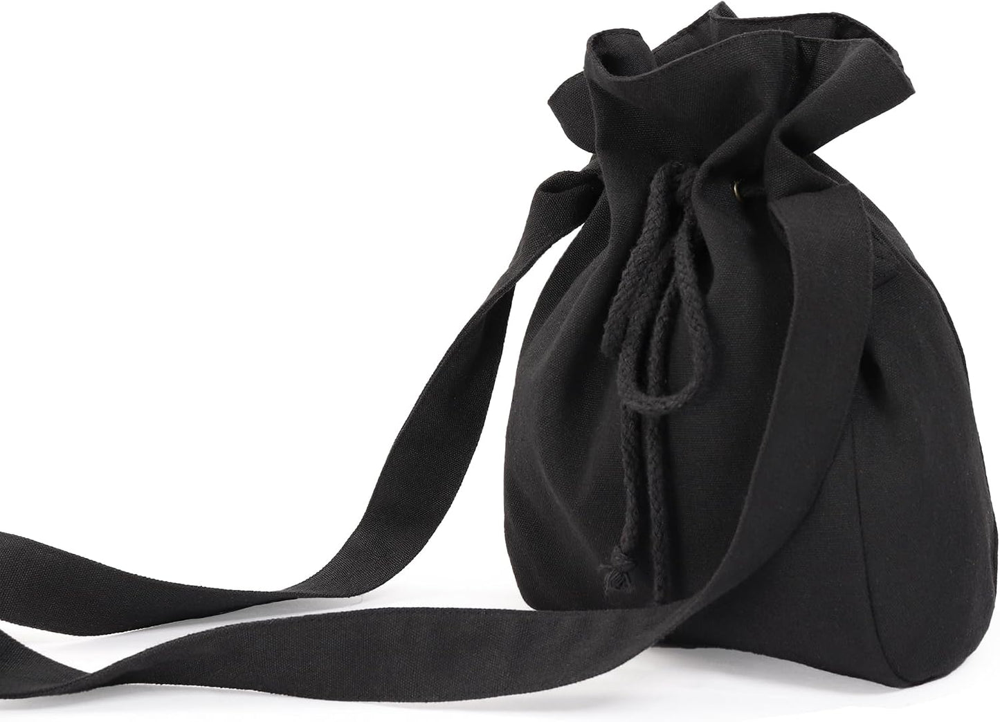 HOTPROCOS Medieval Bag Canvas Renaissance Drawstring Shoulder Bag Coin Purse Costume Accessories for Festival LARP