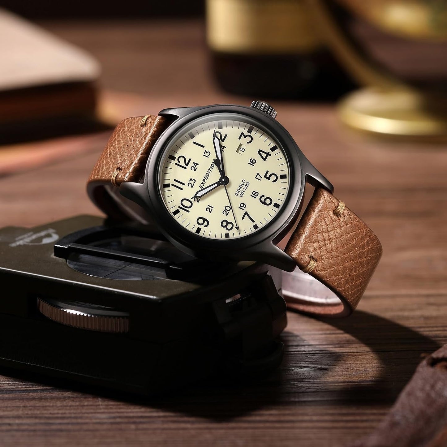 HOTGetalia Italian Leather Watch Band | Tuscany Vegetable-Tanned Full Grain Calfskin Palm Grain Strap, Quick Release Watch Band with Folding Clasp, 18mm 19mm 20mm 21mm 22mm, Soft Strap for Men Women