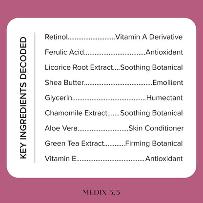 HOTMedix 5.5 Retinol Body Lotion Firming Moisturizer | Crepey Skincare Treatment | Retinol Body Cream | Anti Aging Firming Cream For Women Targets Look Of Crepe Skin, Wrinkles, & Sagging Skin, 15 Fl Oz