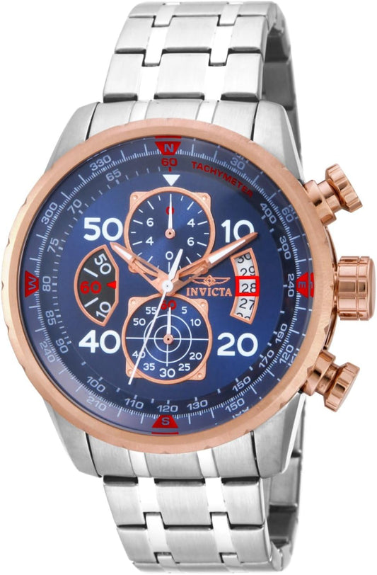 HOTInvicta Men's Aviator Analog Display Japanese Quartz Watch