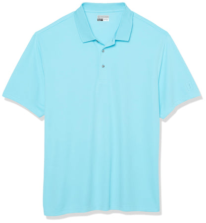 HOTPGA Tour Men's Airflux Solid Mesh Short Sleeve Classic Golf Polo Shirt