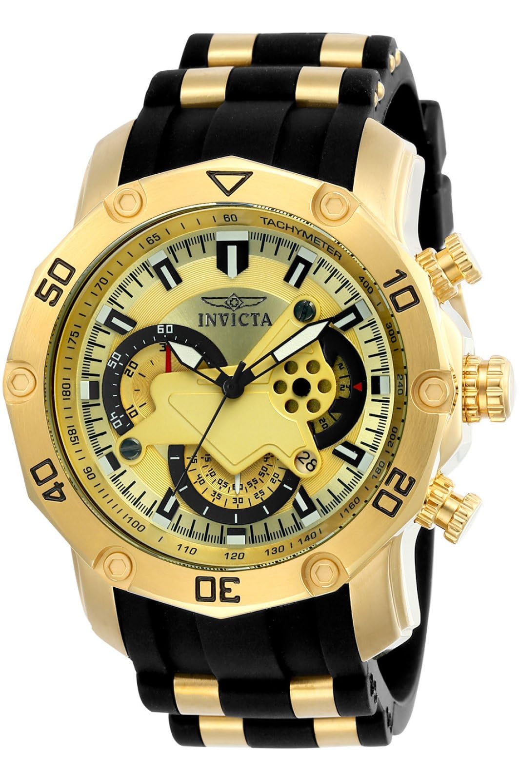 HOTInvicta Men Pro Diver Scuba Quartz Watch, White, 23422