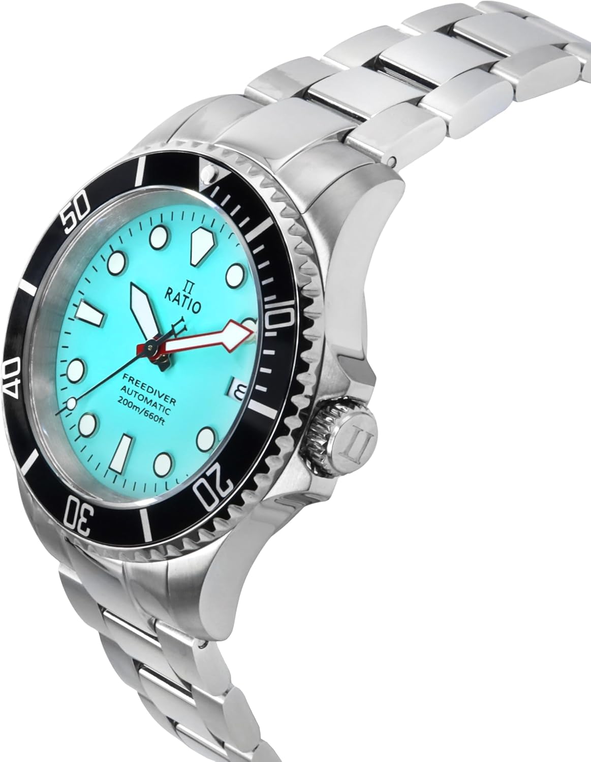 HOTRATIO FreeDiver Sapphire Crystal Diver Watch Japanese Automatic Movement Dive Watch 200m Water Resistant Diving Watch