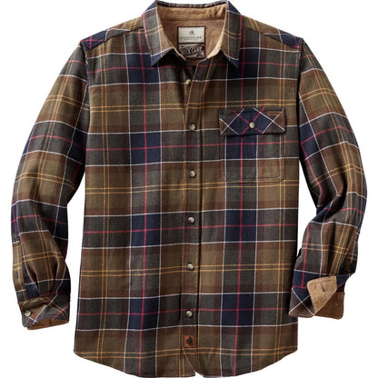 HOTLegendary Whitetails Mens Long Sleeve Button Down 100% Cotton Flannel Shirt