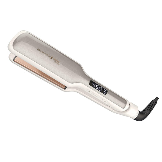 HOTRemington Shine Therapy 2 inch Hair Straightener, Flat Iron Infused with Argan Oil & Keratin, Professional Ceramic Flat Iron for Less Frizz, Shiny & Smooth Hot Styling Tools