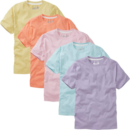 HOTCharles Wilson Men's 5 Pack Crew Neck T-Shirt