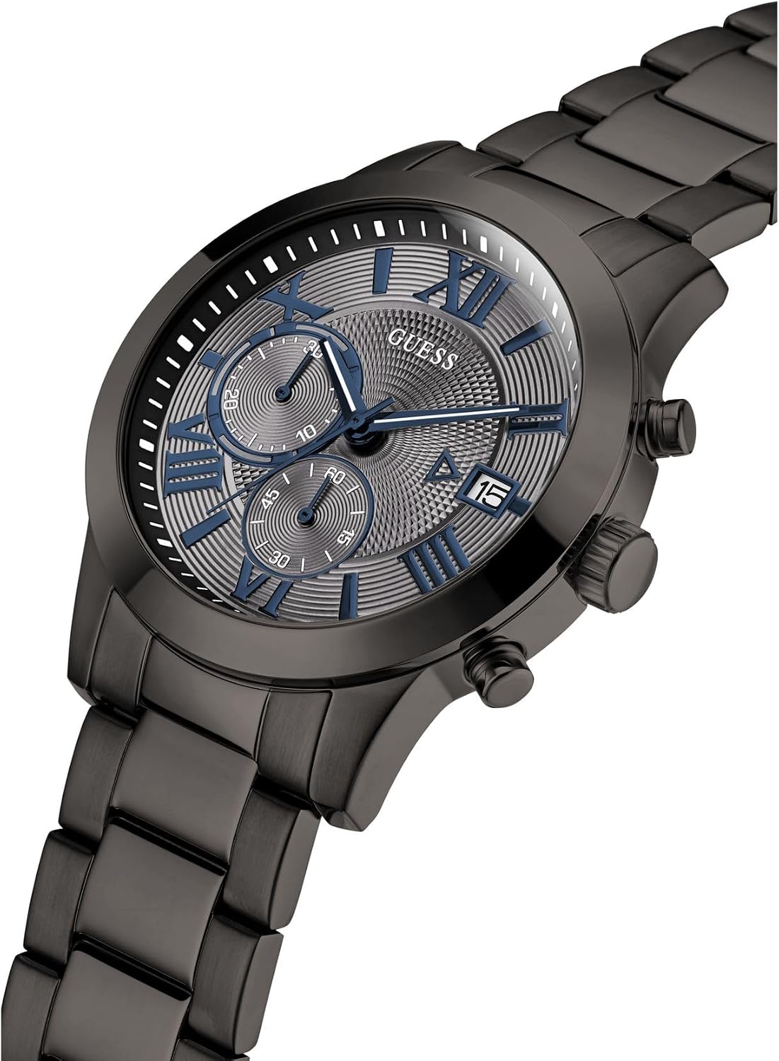HOTGuess Men's Analog Dress Watch| Stainless Steel Case| 50M Water Resistance