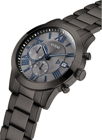 HOTGuess Men's Analog Dress Watch| Stainless Steel Case| 50M Water Resistance