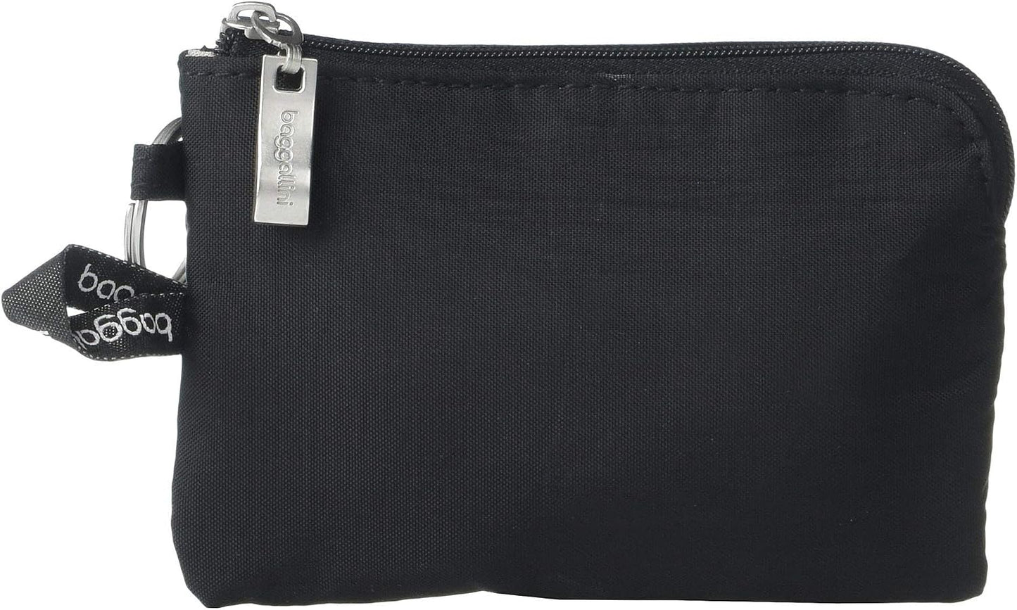 HOTBaggallini RFID Card Case - Lightweight 5"x3.5" Wallet with Keyring