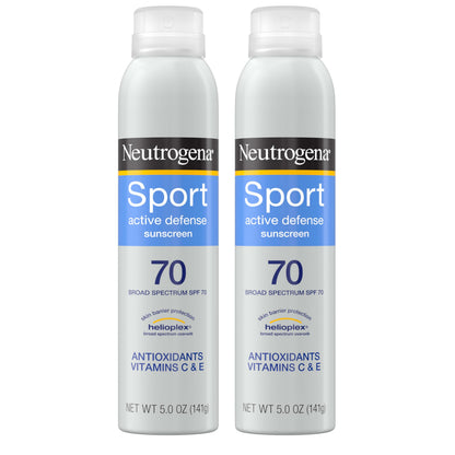 HOTNeutrogena, Sport Face Sunscreen SPF 70+, Oil-Free, Sweat and Water-Resistant, Broad-Spectrum UVA/UVB, 2.5 Fl Oz