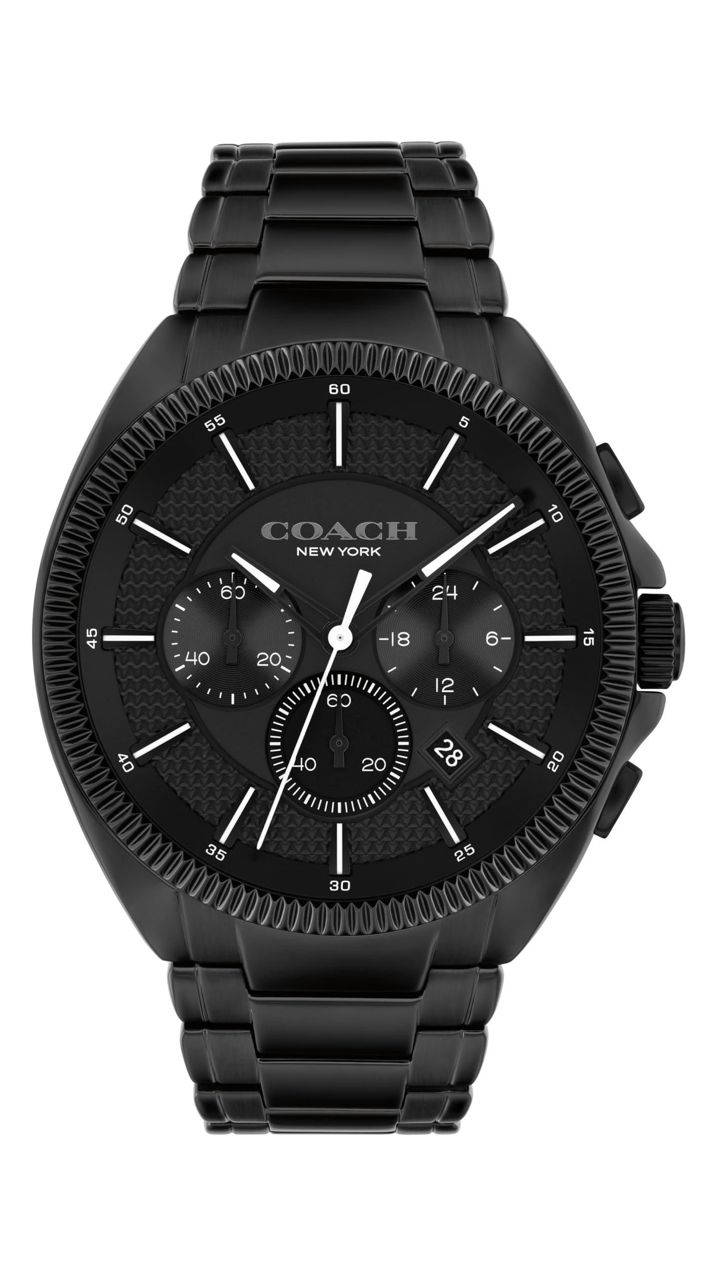 HOTCoach Jackson Men's Chronograph Watch - Date Window and Subdials for Hours, Minutes, Seconds - Water Resistant 3 ATM/30 Meters - Gift for Him - Premium Fashion Timepiece for Everyday Wear - 45mm