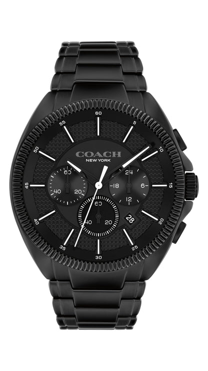 HOTCoach Jackson Men's Chronograph Watch - Date Window and Subdials for Hours, Minutes, Seconds - Water Resistant 3 ATM/30 Meters - Gift for Him - Premium Fashion Timepiece for Everyday Wear - 45mm
