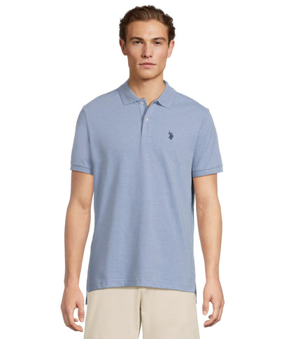HOTU.S. Polo Assn. Men's Classic Polo Shirt, Two-Button Closure Pique Polo Shirt, Summer Fashion Golf Shirt | Two-Button Closure Pique Polo Shirt, Summer Fashion Golf Shirt