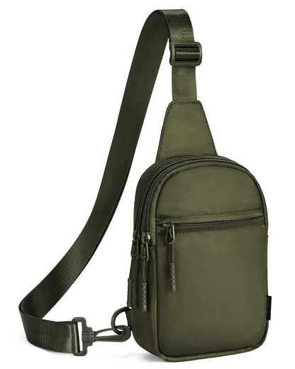 HOTCHOLISS Small Sling Bag for Women and Men, Crossbody Bags Trendy Fanny Packs Chest Bag with Extended Strap