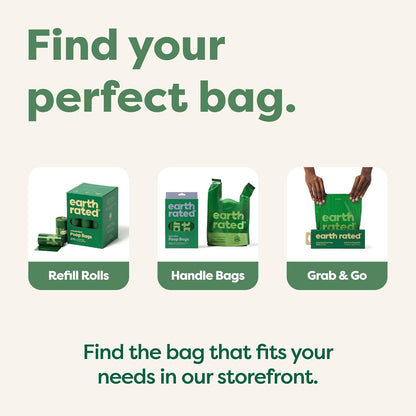 HOTEarth Rated Dog Poop Bags Value Pack, Leak-Proof and Extra-Thick Pet Waste Bag for Big and Small Dogs, Refill Rolls, Unscented, 600 Count
