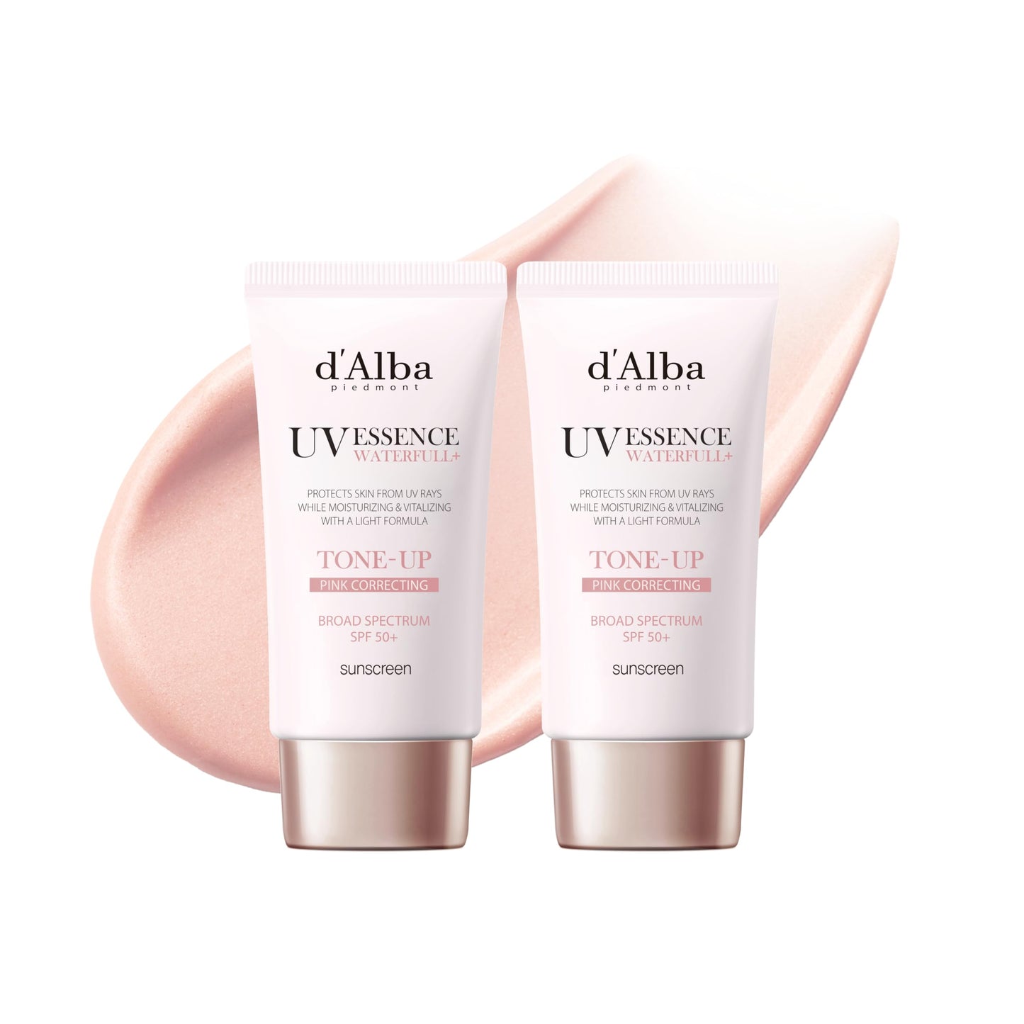 HOTd'alba Piedmont Waterfull Tone-Up Sunscreen Serum BROAD SPECTRUM SPF 50 + Korean Sunscreen for Face, All Skin Tones (1.69 fl.oz.)