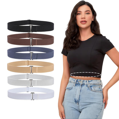 HOTXZQTIVE No-Show Crop Band Belt for Women & Men, Adjustable Tuck Band for T-Shirt, Sweater Tucking