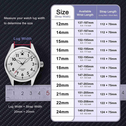 HOTWOCCI 20mm Silicone Watch Band, Quick Release Rubber Replacement Strap with Black Stainless Steel Buckle (Black)