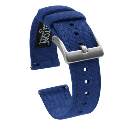 HOTBARTON Canvas Quick Release Watch Band Straps