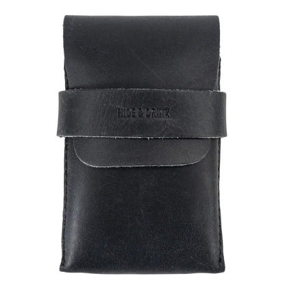 HOTHide & Drink, Classic Case for Playing Cards (Not Included) Secure Storage, Playing Deck Holder, Travel Accessory, Full Grain Leather, Handmade, Bourbon Brown