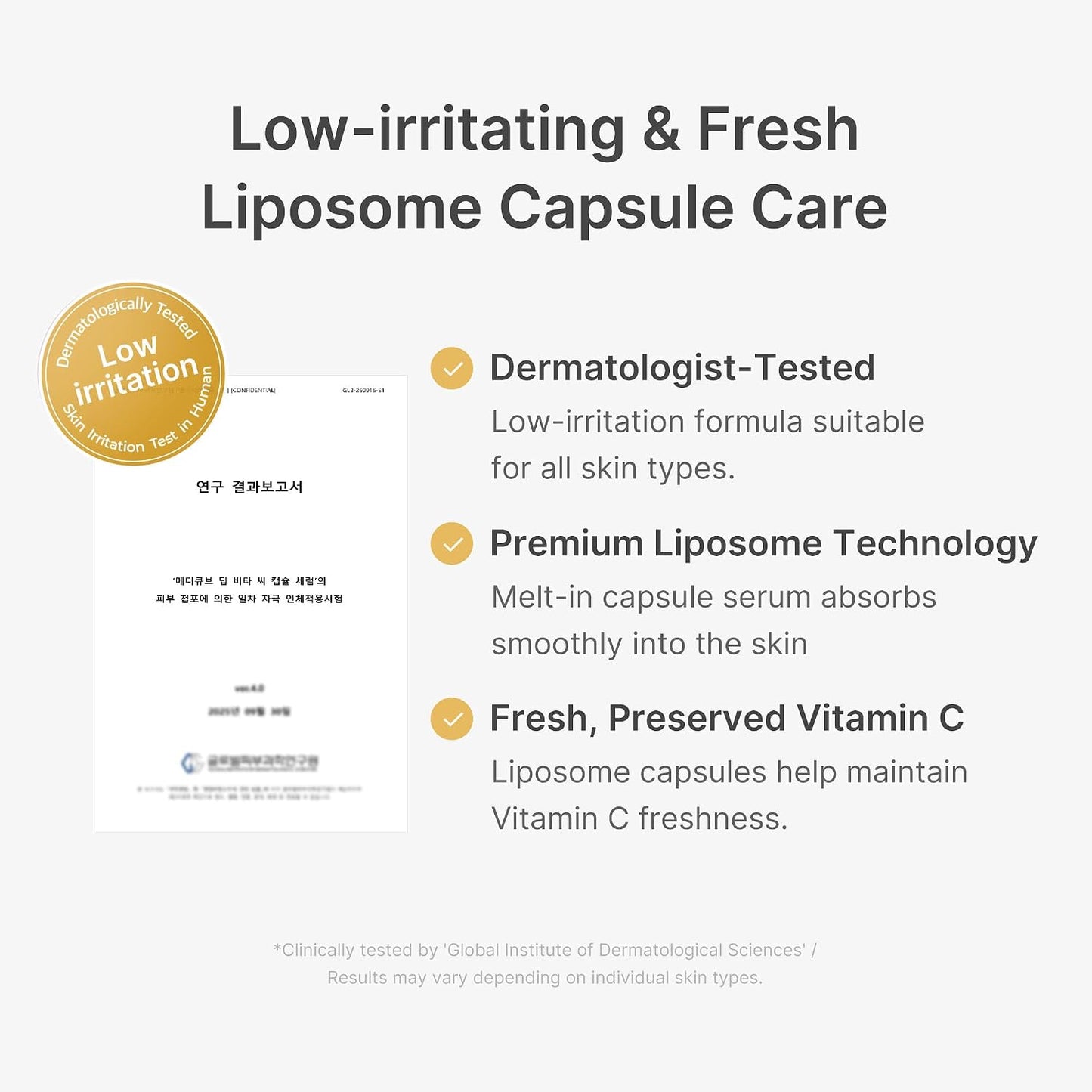 HOTmedicube Deep Vitamin C Capsule Serum, 1.01 fl.oz | Vitamin C Serum for Dull & Uneven-Looking Skin - Liposome Capsules for Smooth, Radiant Texture, Korean Skincare
