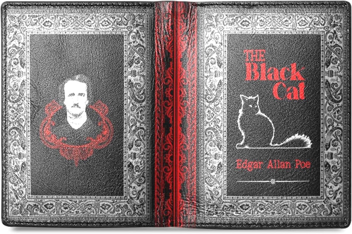 HOTBook Wallet, Edgar Allan Poe, The Black Cat, Gothic Wallet