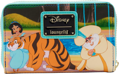 HOTLoungefly DISNEY JASMINE PRINCESS SERIES ZIP AROUND WALLET