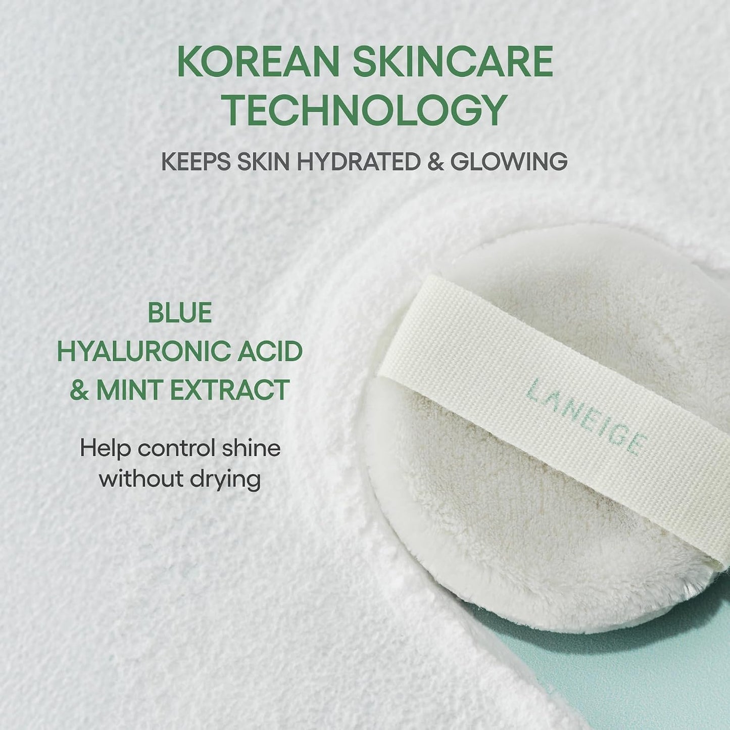 HOTNeo Blurring Powder: Korean Shine Control Compact with Pore Blurring, Smoothing Finish & Travel-Friendly, No Spill Packaging