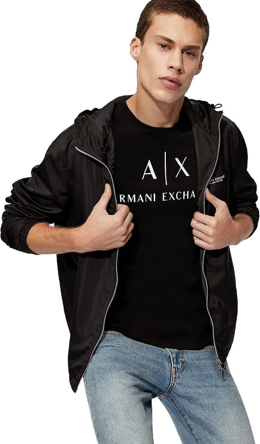 HOTAX Armani Exchange Men's Crew Neck Logo Tee