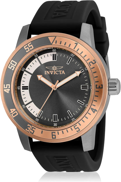 HOTInvicta Men's Specialty Silicone Quartz Watch