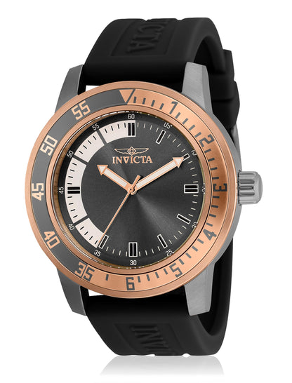 HOTInvicta Men's Specialty Silicone Quartz Watch