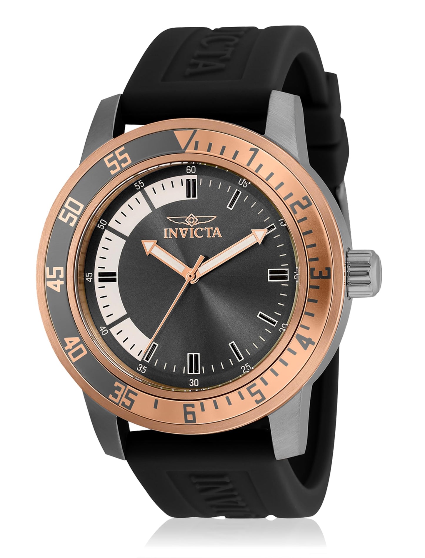 HOTInvicta Men's Specialty Silicone Quartz Watch
